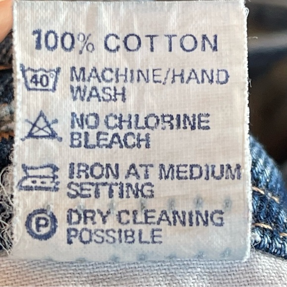 Vintage LINSON Denim Jeans Bib Overalls Pants Pantsuit 100% Cotton - Picture 16 of 16